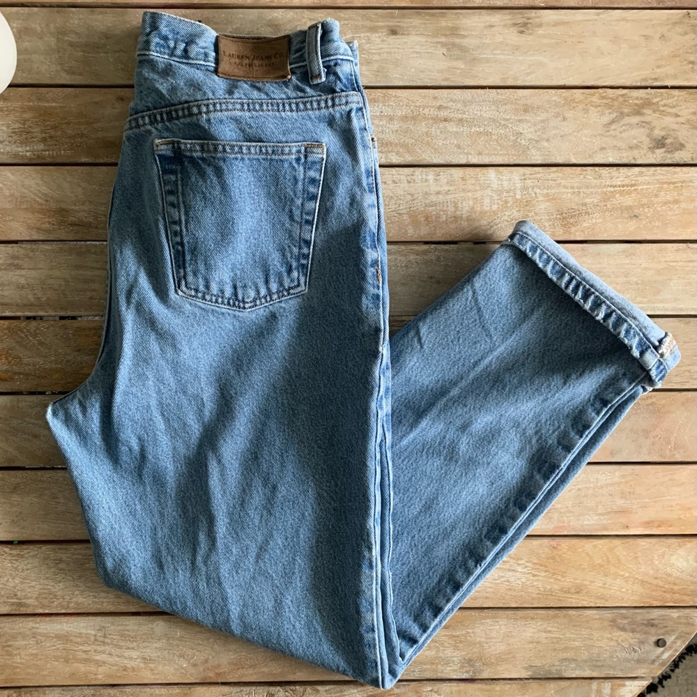 Lauren Jeans Co. Ralph Lauren High Waisted Mom Jeans 90s Vintage 12